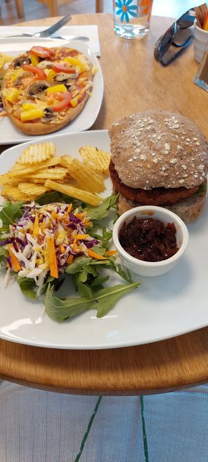 Burger at Vigour & Virtue in Buxton