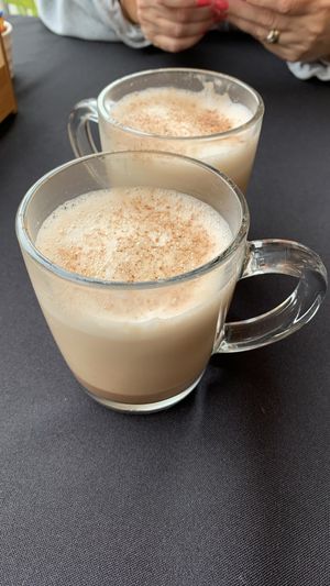 Jaffa Cake Lattes  at Vigour & Virtue in Buxton