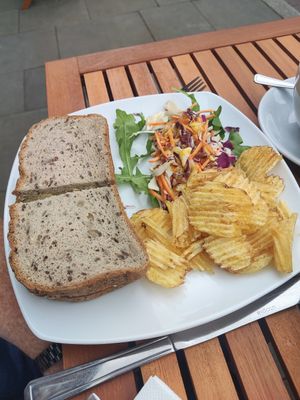 Coronation chicken sandwich at Vigour & Virtue in Buxton