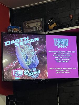 Terror Tacos collab dawg  at Steve's Hot Dogs in St Louis