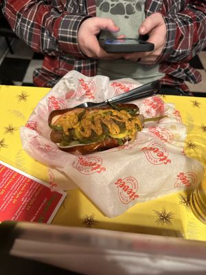 St Louis began dogdging  at Steve's Hot Dogs in St Louis