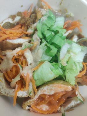 Stuffed tofu bites at Fingerprint Chay in Ho Chi Minh City