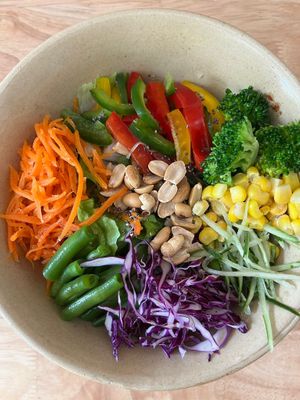 Green salad  at Fingerprint Chay in Ho Chi Minh City