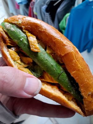 Fermented bánh mi at Fingerprint Chay in Ho Chi Minh City