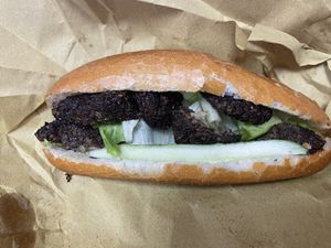 Pattie banh mi   at Fingerprint Chay in Ho Chi Minh City