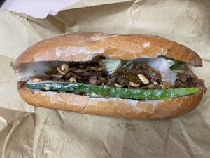 Veg banh mi   at Fingerprint Chay in Ho Chi Minh City