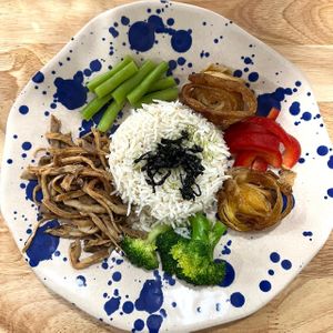 Seaweed basmati rice at Fingerprint Chay in Ho Chi Minh City