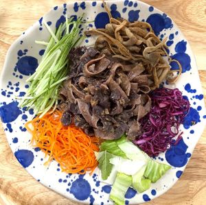 Spicy brownie noodle  at Fingerprint Chay in Ho Chi Minh City