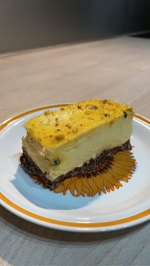 Passion fruit cake  at Lagkagehuset in Copenhagen