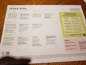Vegan menu at Chiquito in Gateshead