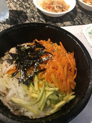 Vegan Dolsot Bibimbap  at New Shin-la Kwan in Sao Paulo