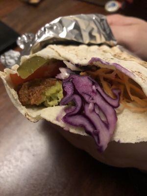 authentic libanese falafel  #Veganuary at Imbiss Beirut in Stuttgart