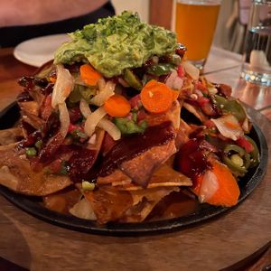 Vegan nachos  at Pablo y Pablo in Woodinville
