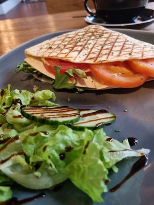 Vegan Tortilla at Hashtag Café in Trier
