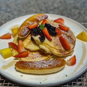Butter-milk pancake at Good Eats in Hoi An
