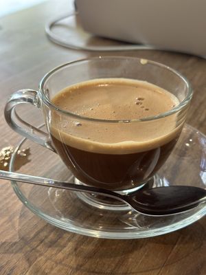 Vietnamese coffee with vegan condensed milk   at Good Eats in Hoi An