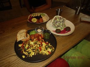 Pita Sandwich, Buddha Bowl and wholesome plate   at Good Eats in Hoi An