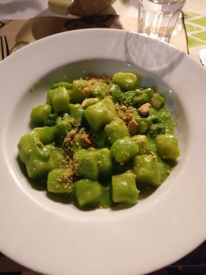 Gnocchi at Singola Ristorante Naturale in Modica