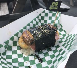 Spam  at HapPea Vegans - Pop up in San Antonio