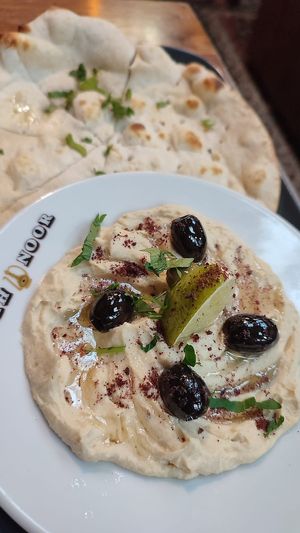 Hummus at Ottoman Coffeehouse in Glasgow