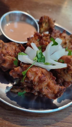 Vegetable pakoras at Ottoman Coffeehouse in Glasgow