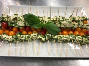 Caprese Kabobs at Simple Chef Catering in Bigfork