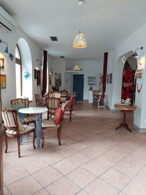 Inside at Art Kuha Odeon in Izola