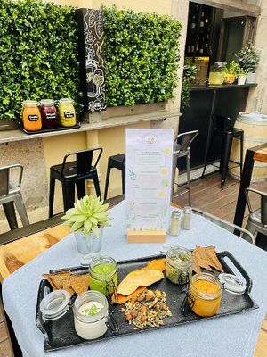 Notre plateau de tartinades végétales à partager  at La Cantine du Cru in Marseille