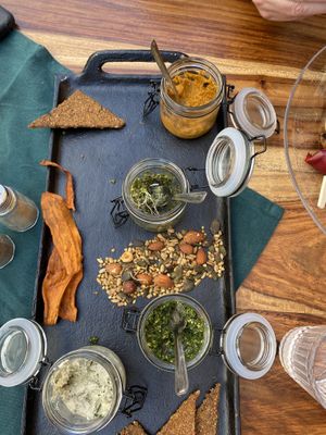The starter sharing platter for two  at La Cantine du Cru in Marseille