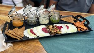 Vegan plate for 2  at La Cantine du Cru in Marseille