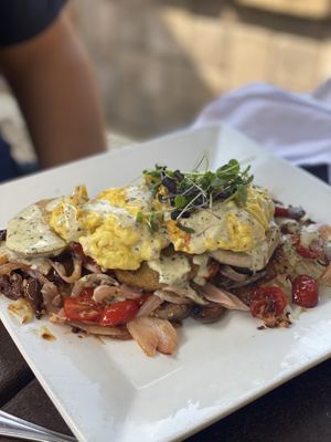 Mediterranean Hash with Just Egg  at Watusi in Hilton Head Island