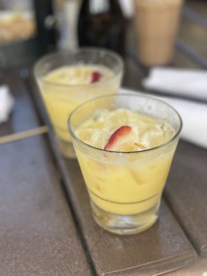 Caribbean Paradise - toasted coconut rum, coconut milk, and mango  at Watusi in Hilton Head Island