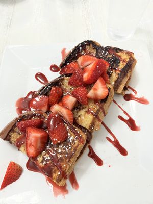 Vegan Stuffed Strawberry French Toast   at Watusi in Hilton Head Island