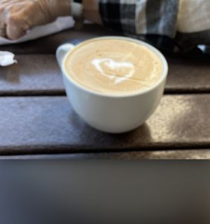 Latte with oatmilk  at Watusi in Hilton Head Island