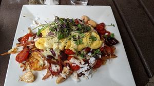 Mediterranean hash at Watusi in Hilton Head Island