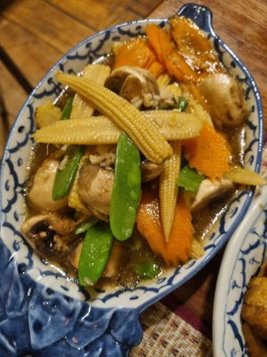 Side veggies at Old Siam in Hertford