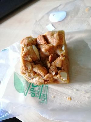 Lotus and white chocolate blonde at From The Ground Bakery in Stirchley