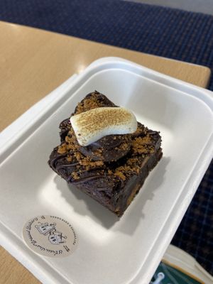 vegan s’mores brownie  at From The Ground Bakery in Stirchley