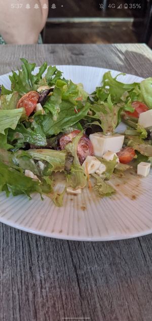 Silken tofu salad at Oishii Japanese Restaurant in Hertford