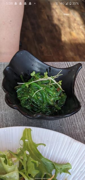 Seaweed salad at Oishii Japanese Restaurant in Hertford
