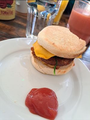 Breakfast muffin at Boston Tea Party - Edgbaston in Birmingham