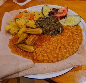Vegane Platte at Ebony in Stuttgart