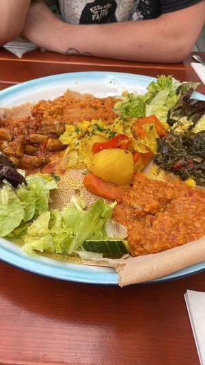 Vegane Platte  at Ebony in Stuttgart