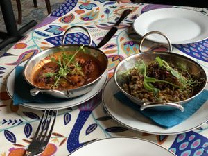 Otto Veggie Kofta and Mujadara  at Otto Vegan Empire in Stockport