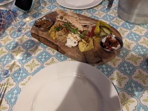 Mezze board! at Otto Vegan Empire in Stockport