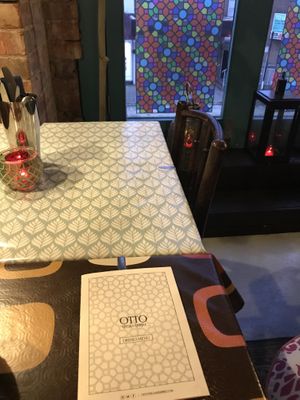 Otto drinks menu  at Otto Vegan Empire in Stockport