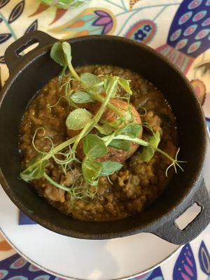 Five Lentil Adas  at Otto Vegan Empire in Stockport