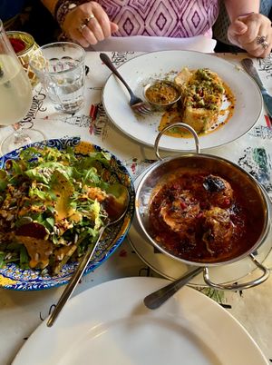 Koftas, Pie and Saladd  at Otto Vegan Empire in Stockport