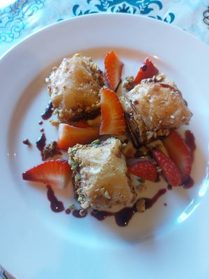 baklava at Otto Vegan Empire in Stockport