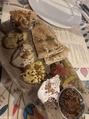 Otto Meze starter   at Otto Vegan Empire in Stockport